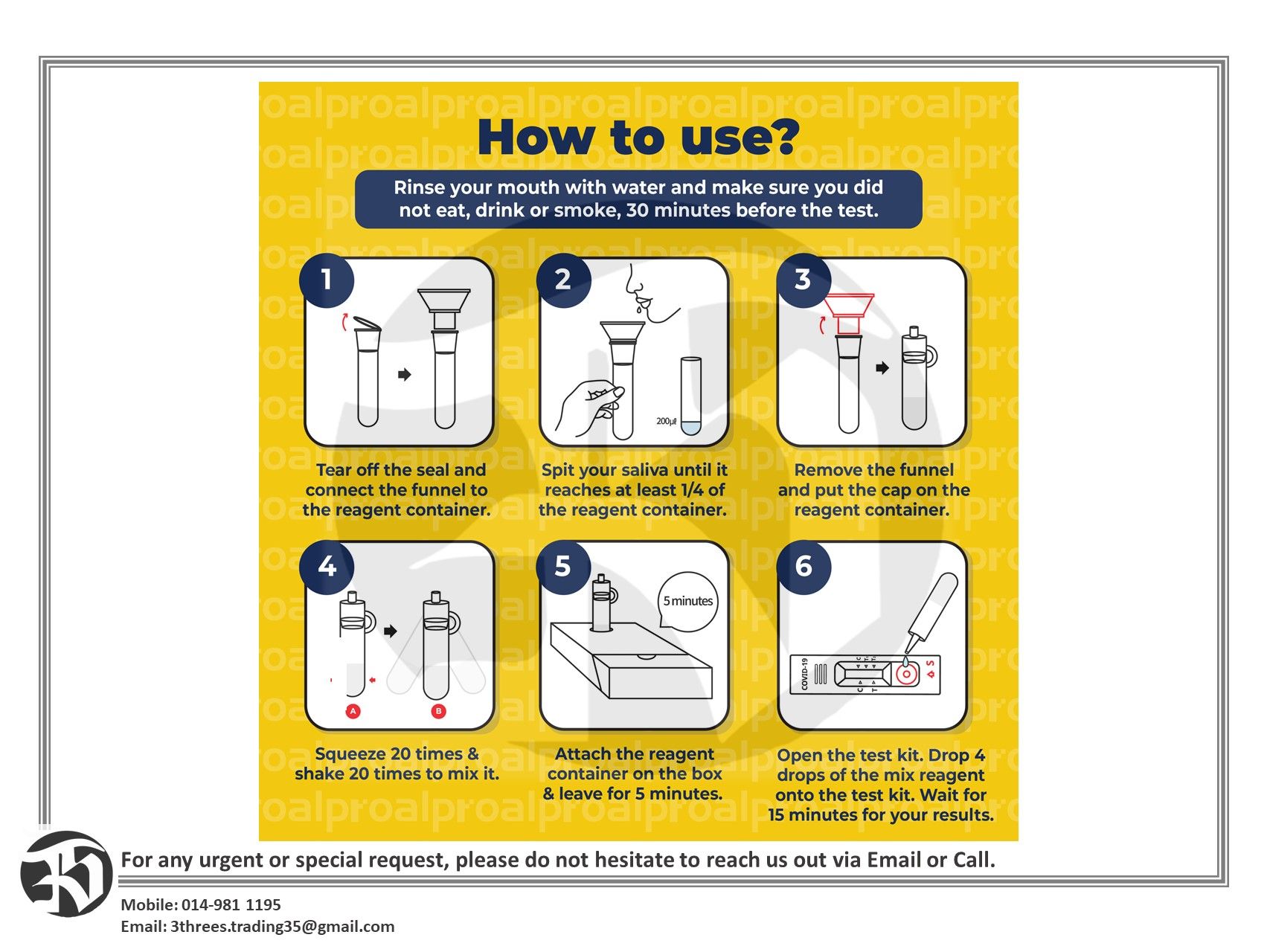 SSST Gmate Saliva Test Kit