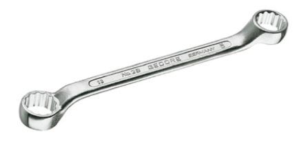 Temo 25 x 28mm Industrial Double Ring Spanner