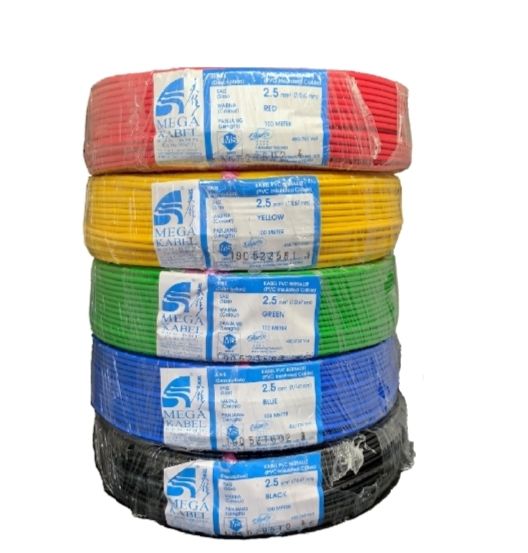 PVC MEGA CABLE 2.5mm2 PVC INSULATED CABLE WIRE - FREE DELIVERY
