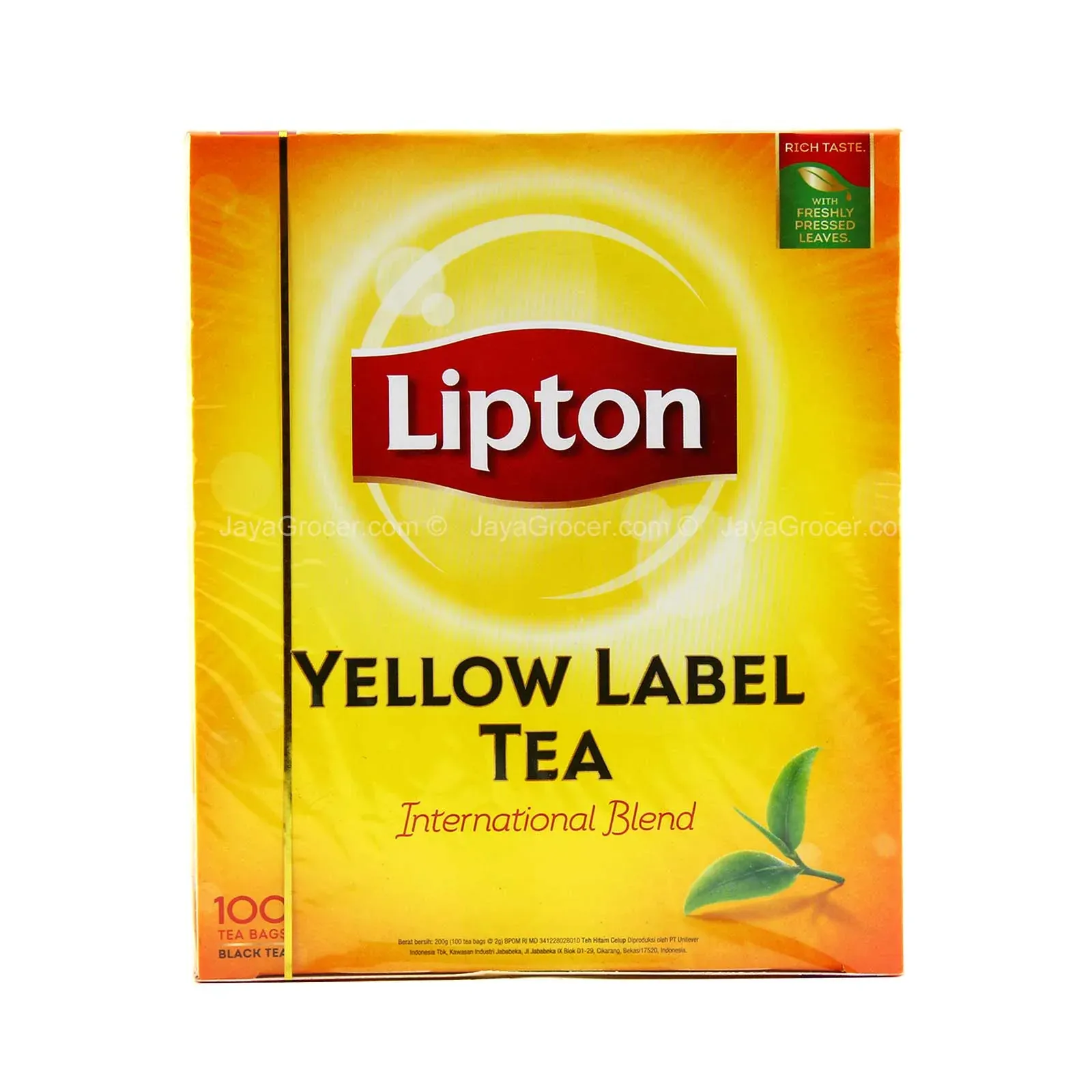 LIPTON Teabags Pack 100's /Lipton /Teabags /Lipton Tea /Tea