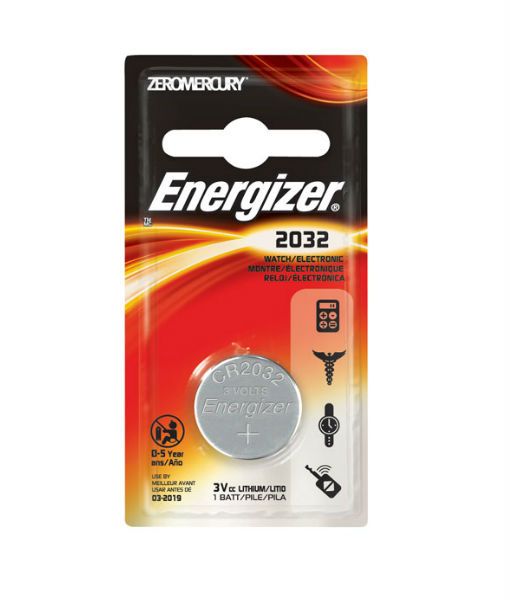 ENERGIZER BATTERY CR2032 2'S/PKT