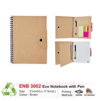 ECO NOTEBOOK WITH PEN (BIG)
