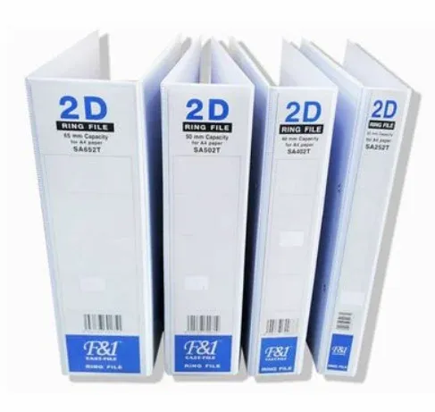EAST-FILE 2D PVC RING FILE 鈥�25MM, 40MM, CAPACITY FOR A4 PAPER