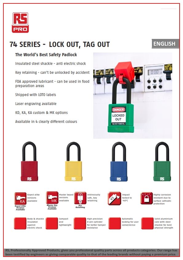 ABUS All Weather Aluminium, Steel Safety Padlock 38mm