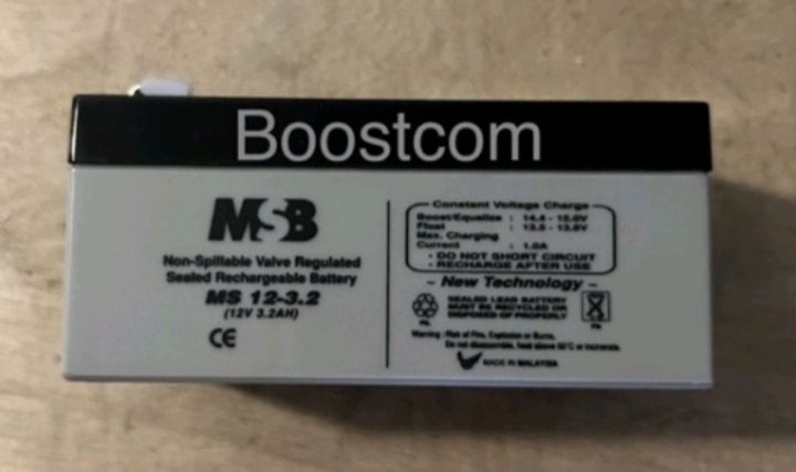 MSB Rechargeable seal Lead Batrery 12V 1.2ah , 12v 2.3ah & 12v 3.2ah Free delivery