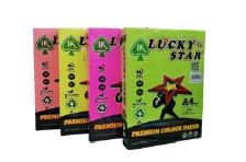 LUCKY STAR A4 COLOUR PAPER 80GSM 450'S/RIM