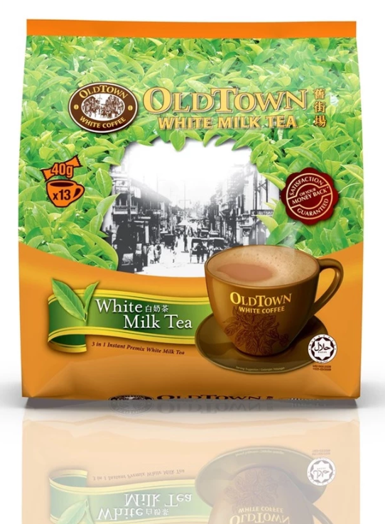 OLDTOWN MILK TEA 3 IN 1 WHITE MILK TEA INSTANT PREMIX 13 STICKS X 40G