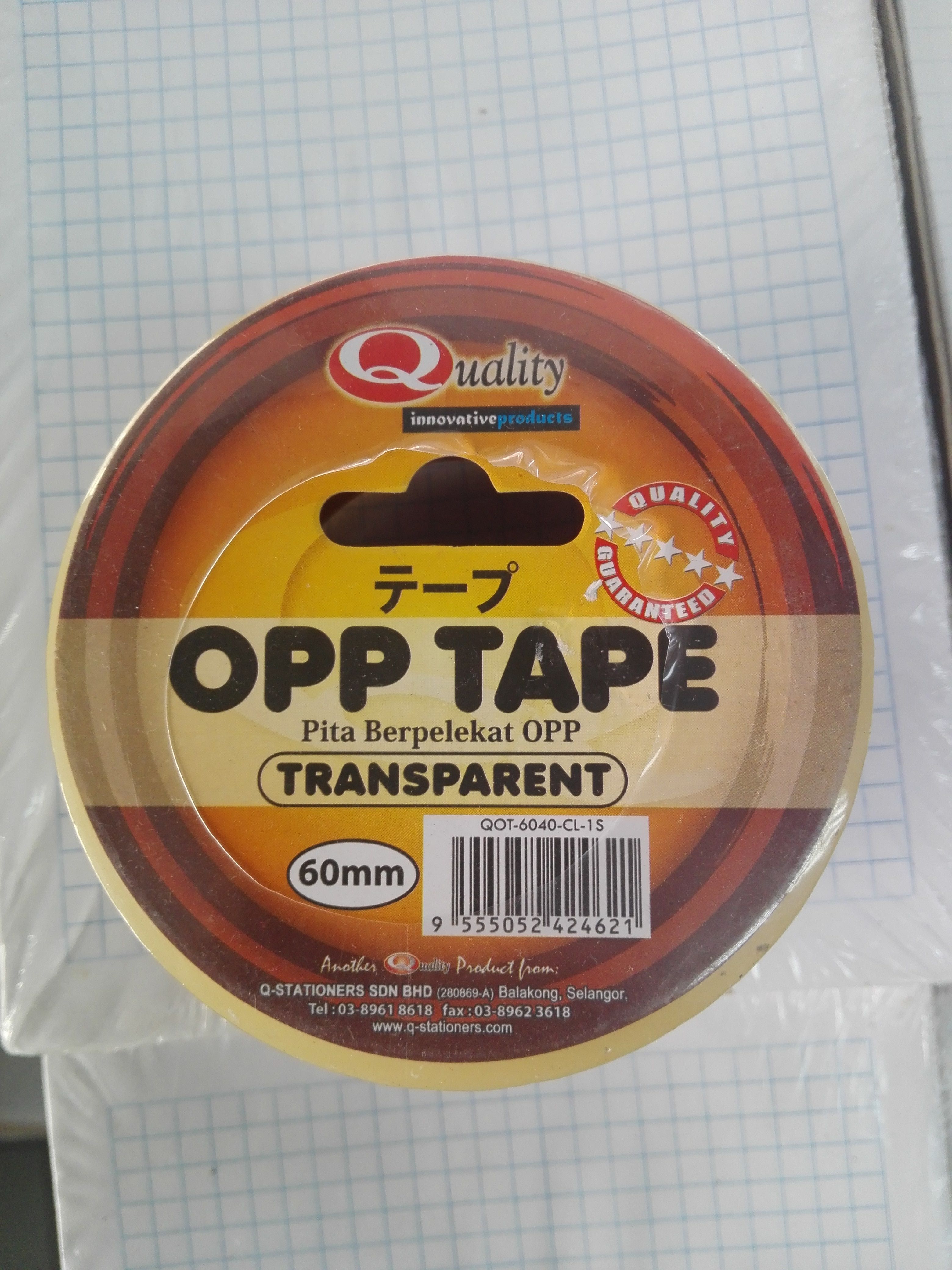 Transparent OPP Tape 60mm x 36.5m