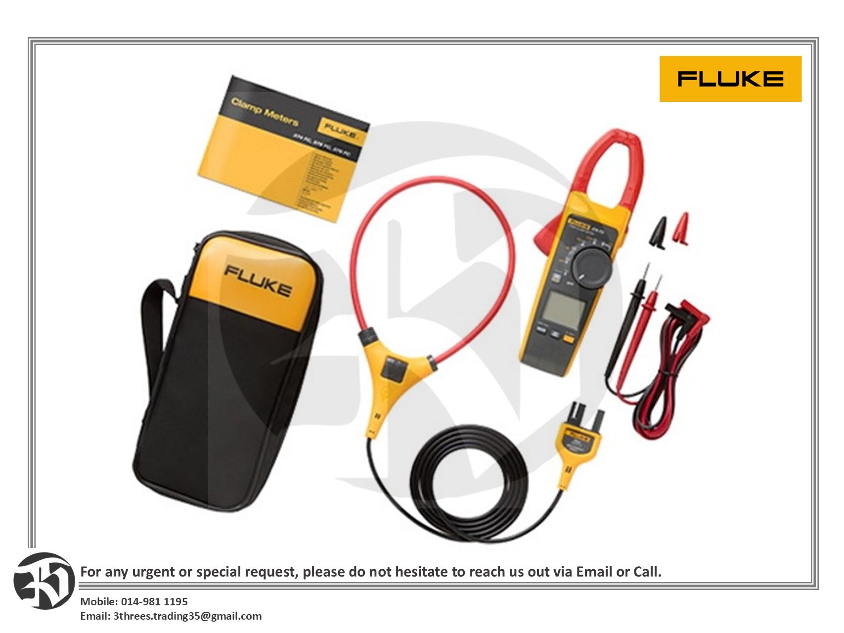 FLUKE 376 True RMS AC/DC Clamp Meter with iFlex