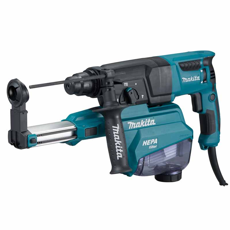 MAKITA COMBINATION HAMMER WITH SELF DUST COLLECTION HR2652 26MM