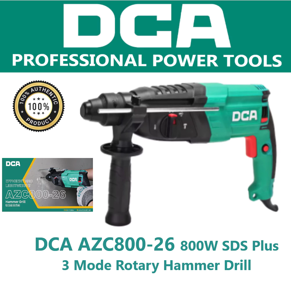 DCA AZC800-26 800W 3 mode SDS plus 26MM Rotary Hammer Drill