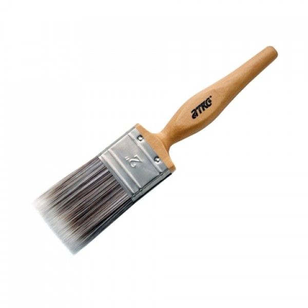 Besi & Logam #SF020 2" (50.0MM) Paint Brush (100% Synthetic Filament) Wooden Handle