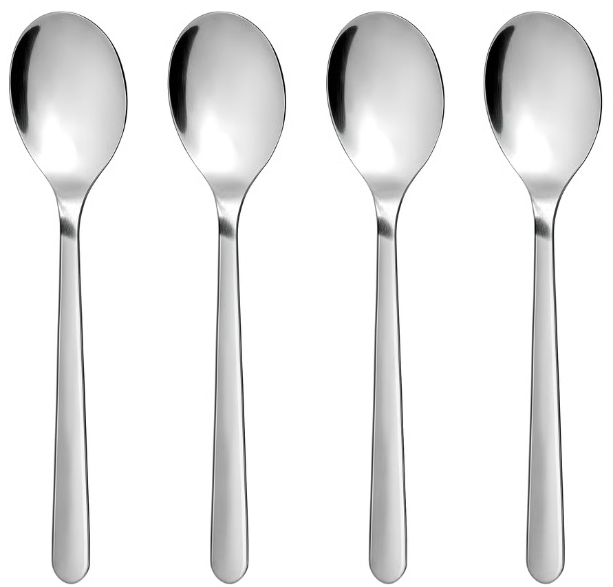 FÖRNUFT Spoon, stainless steel, 19 cm