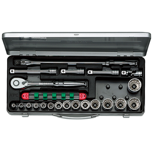 KTC 1/2″ DR SOCKET SET 21PCS (INCHES) – TB415BX