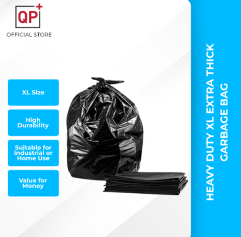 GARBAGE BAG EXTRA THICK HEAVY DUTY l PLASTIK SAMPAH TAHAN LASAK l (1KG+/-) 32" X 40" l 垃圾袋-XTRA THICK 1KG