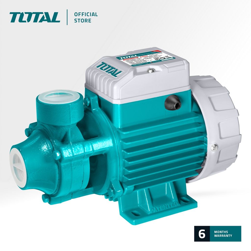 TOTAL PERIPHERAL PUMP BRASS IMPELLER (370W/0.5HP/MAX HEAD 30M/MAX SUCTION 8M/PIPE SIZE 1") TWP137016