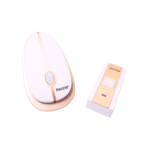 HAZZLE DIGITAL WIRELESS REMOTE CONTROL DOORBELL ( GOLD / SILVER )