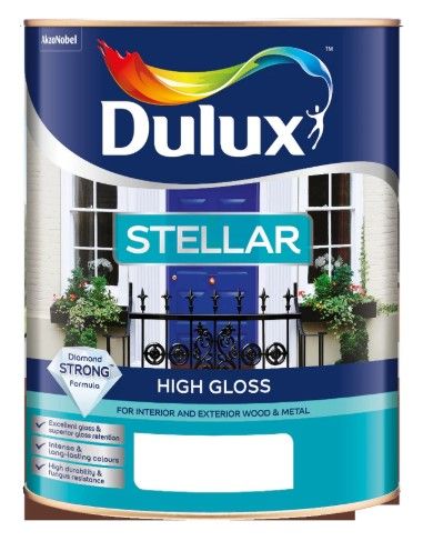 Dulux Stellar High Gloss Interior & Exterior Enamel Paint - Neptune 2031