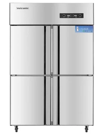 Freezer & Chiller 4 Door Upright Stainless Steel ( For canteen)