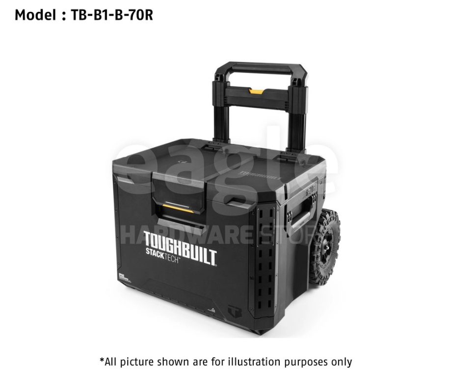 TOUGHBUILT TB-B1-B-70R STACKTECH TOOL BOX WITH WHEEL