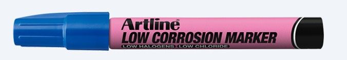 SS Pen Marker Low Chloride Blue