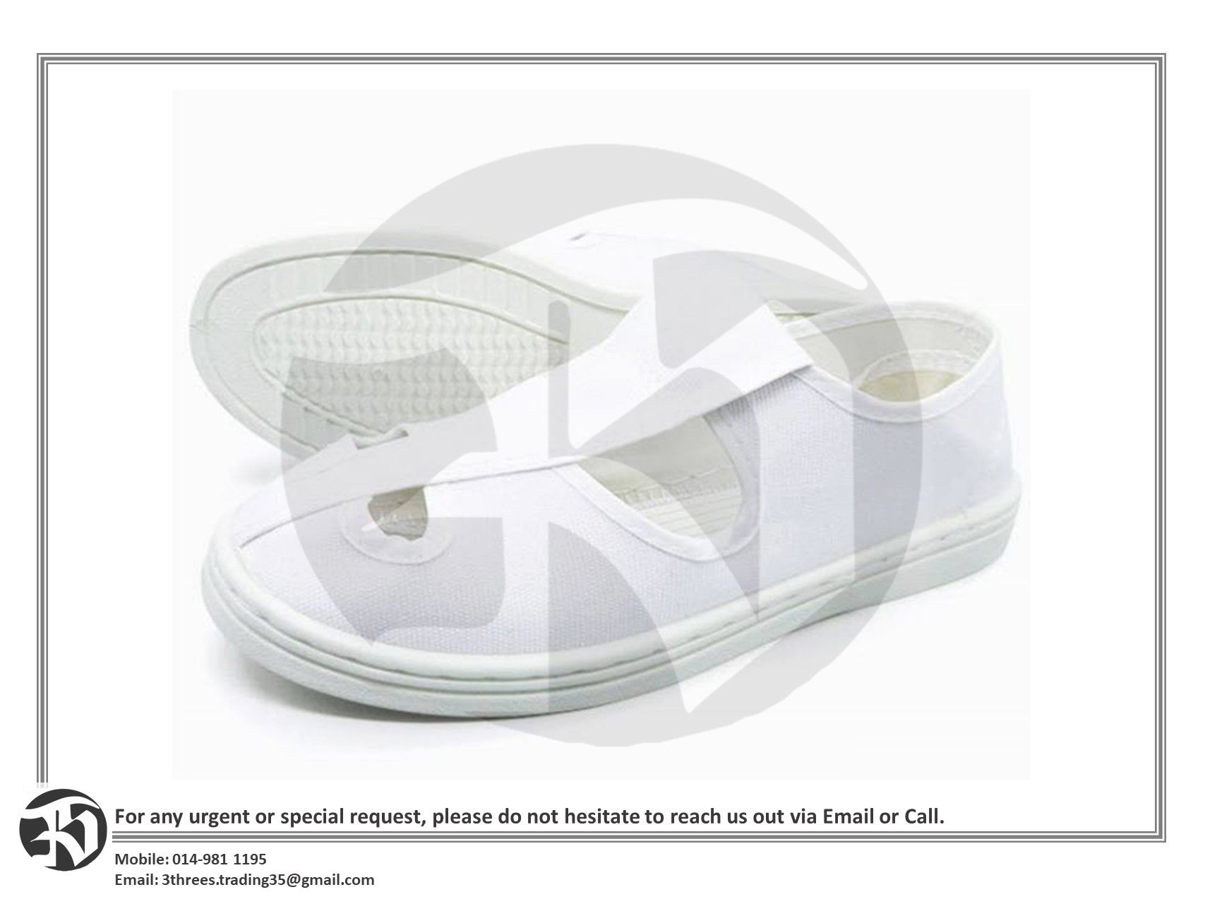 White Anti Static Cleanroom Shoes