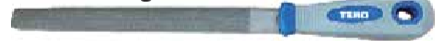 Temo 150*16.0*4.5mm Half Round Engineer's File - Bastard Cut