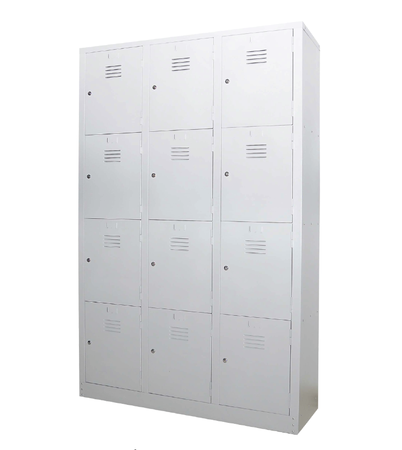 STERLING 12 COMPARTMENTS STEEL LOCKER (S108/A & S108/AS) / 1143mm WIDTH