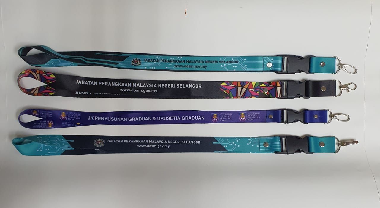 Cenderahati /sourvenir Lanyard Nyalon 20mm Full Colour Printing