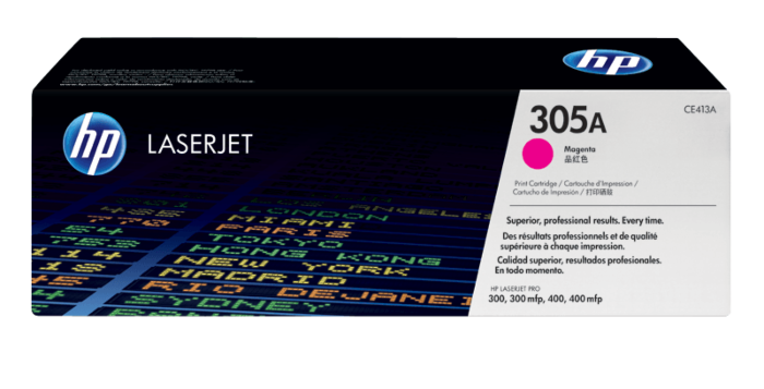HP CE413A Laserjet Toner Cartridge (HP 305A) Magenta Colour