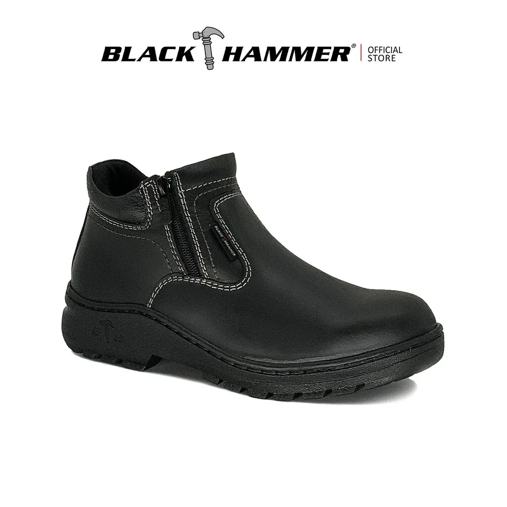 Black Hammer Mid-cut Double Zip - Black (UK 5-10)
