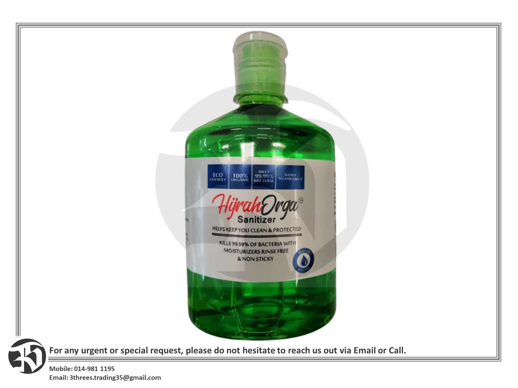 SSST Hijrah Orga Sanitizer 500ml
