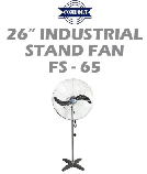 COMFORT 26 INCH INDUSTRIAL STAND FAN FS-65