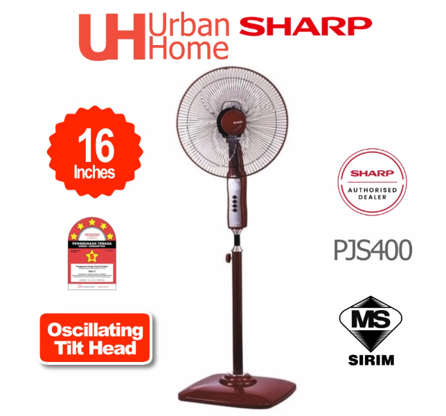 SHARP ELEGANT DESIGN STAND FAN (16") PJS400 / PJS400M