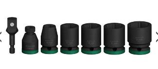 BOSCH PRO IMPACT SOCKET SET, WITH ADAPTER, 1/2", STANDARD, 7 PCS (2608003032)