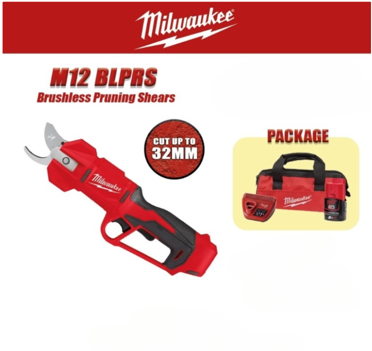 MILWAUKEE M12™ BLPRS BRUSHLESS PRUNING SHEARS M12 BLPRS-202