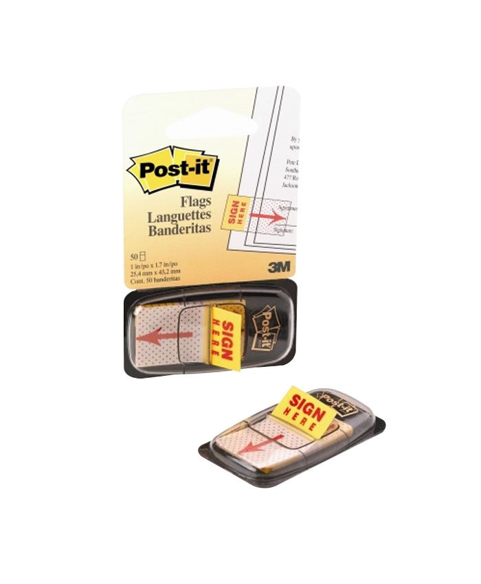 3M Post-it Flags Sign Here 680-9