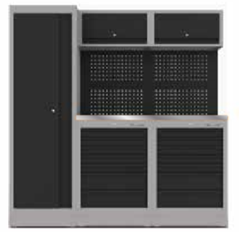 JONNESWAY 76" PROFESSIONAL ORGANIZED STORAGE MODULES