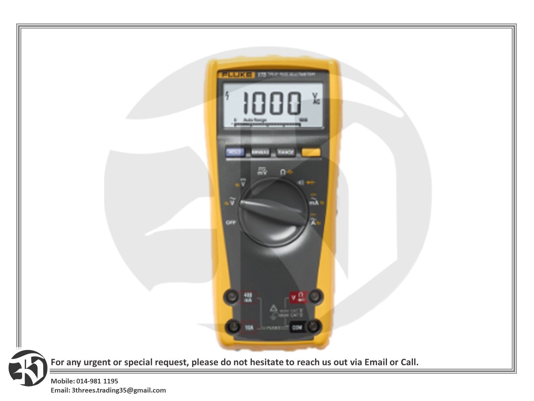 Fluke 175 True-RMS Digital Multimeter