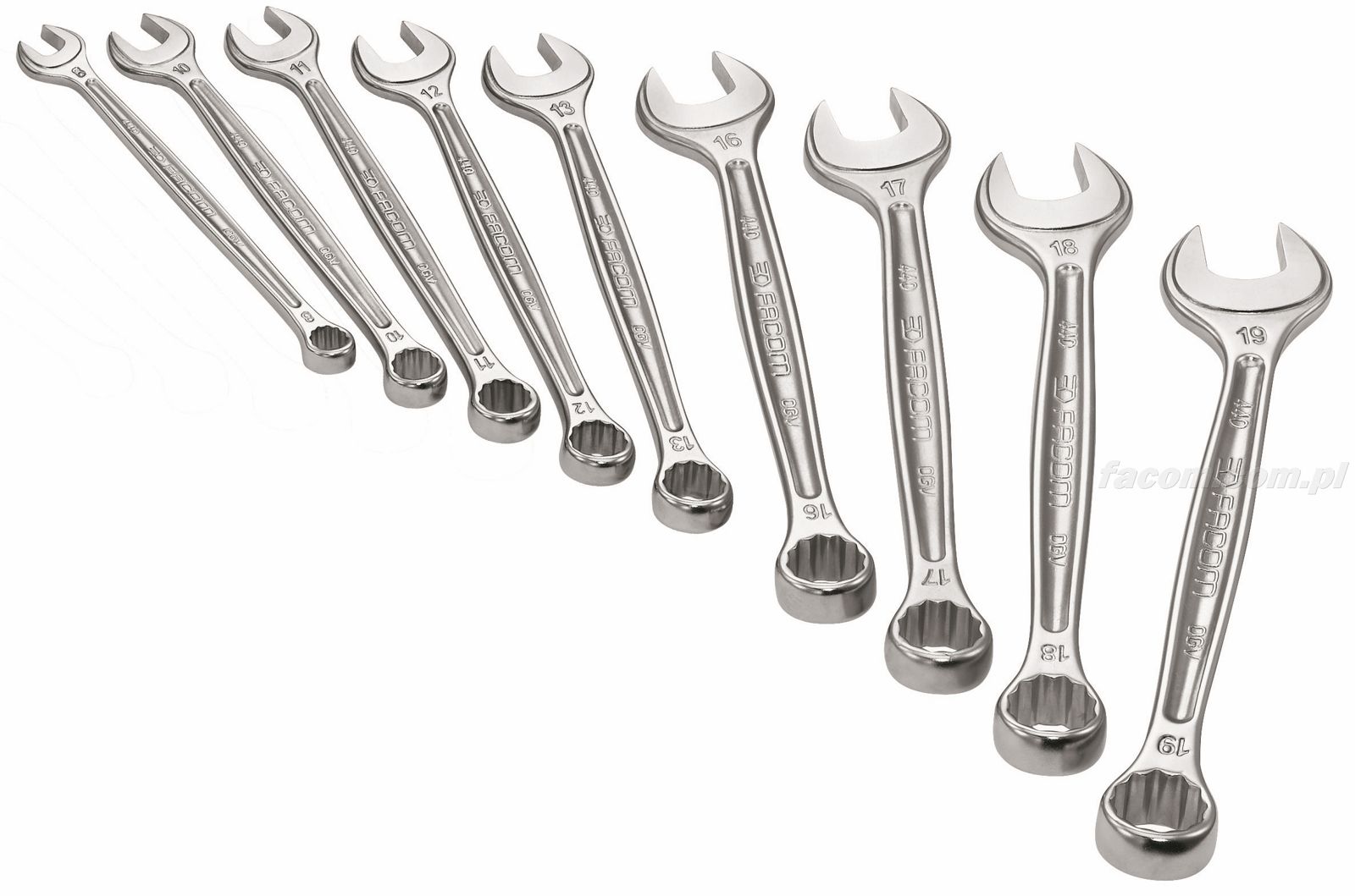 Facom 440.JU21 21 Piece Imperial Combination Spanner Set