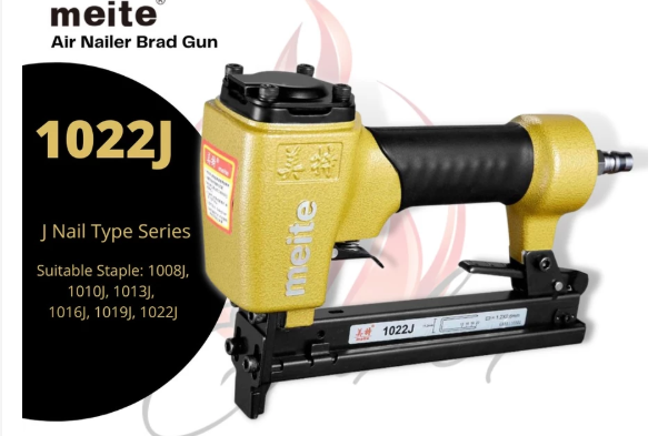 Meite Air Brad Nailer Pneumatic Gun 1022J