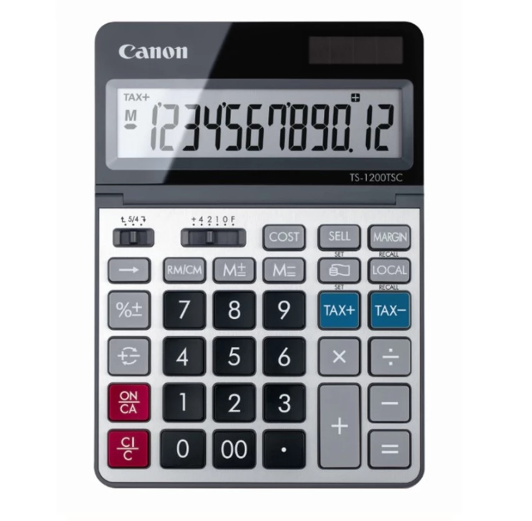 CANON CALCULATOR GREEN SERIES TS-1200TSC