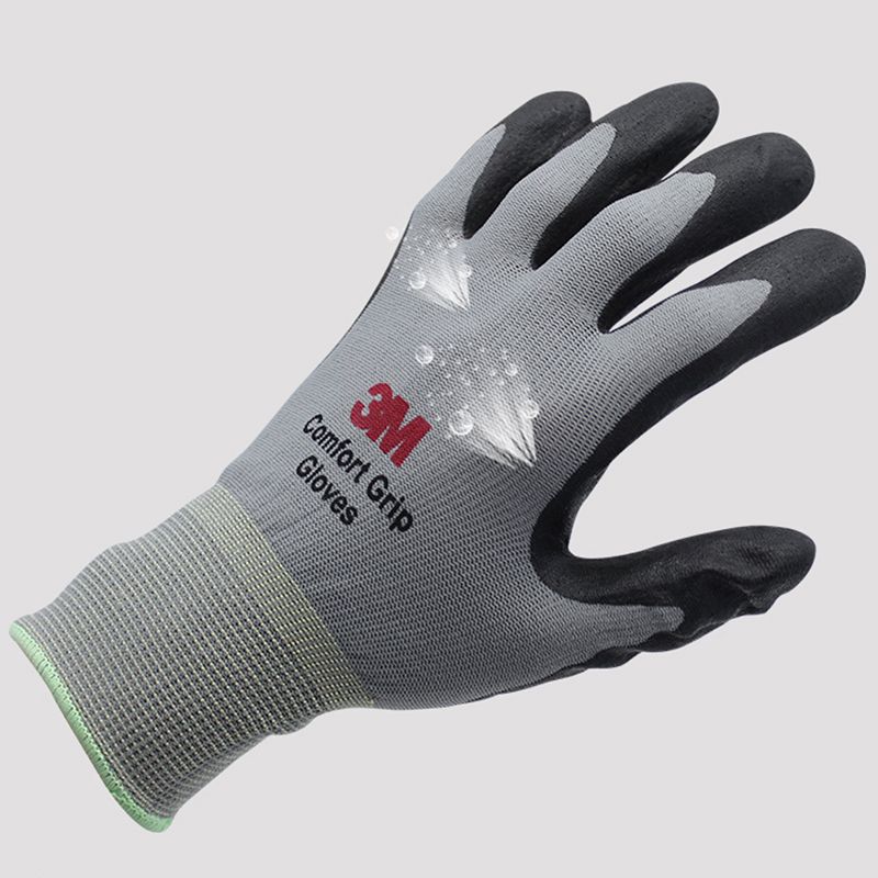 3M COMFORT GRIP GRA200E GLOVES SIZE M GRAY