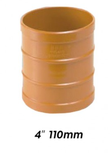 ATKC UPVC Underground Fittings Straight Coupling 4" (110MM)