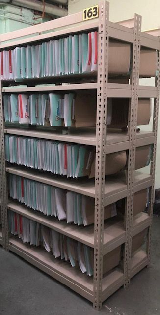 QS Bottle Rack With 6 Steel Shelf For Pocket File 76X48X14 With Installation