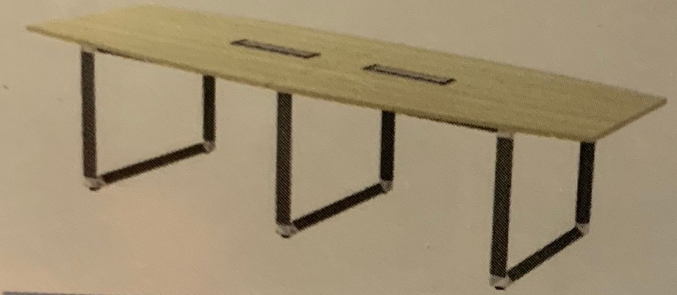 10鈥�BOAT-SHAPE CONFERENCE TABLE