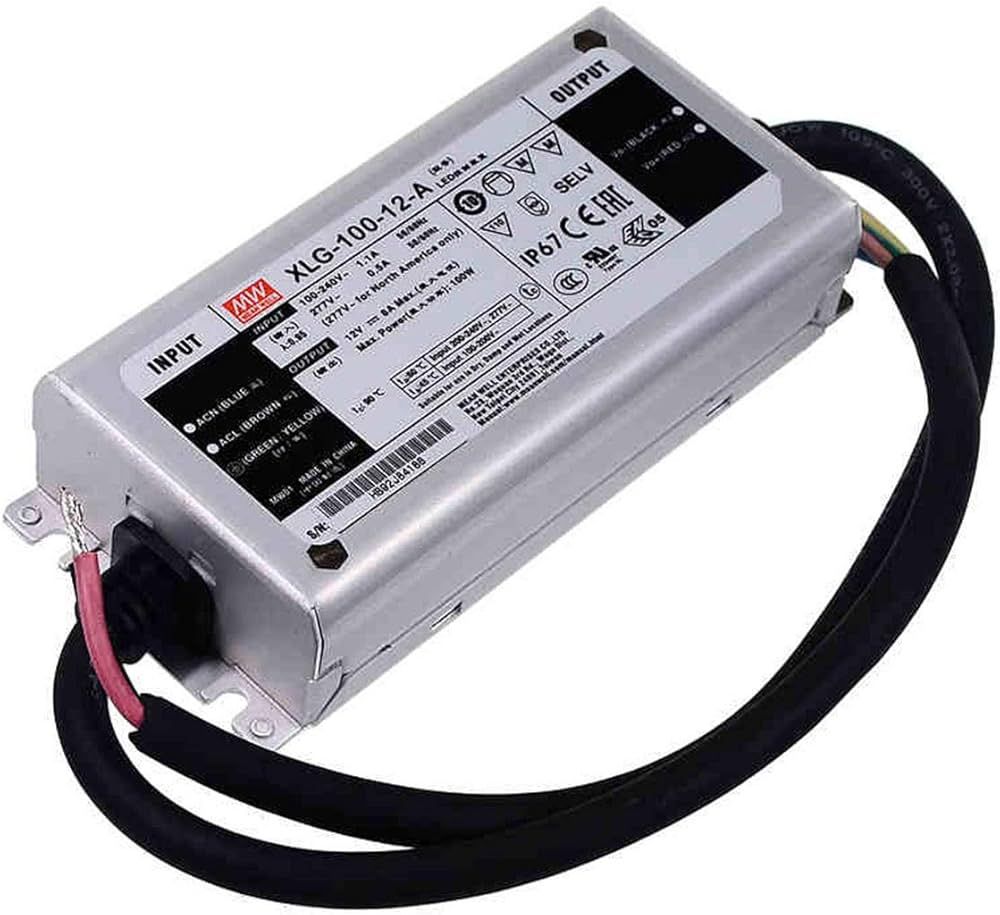 MEANWELL 12V 8A Power Supply for Controller