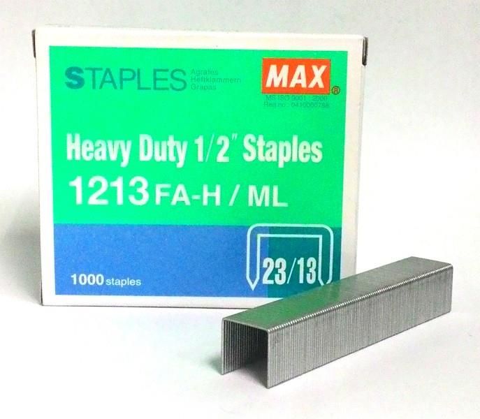 Max Heavy Duty Staples 1213 FA-H