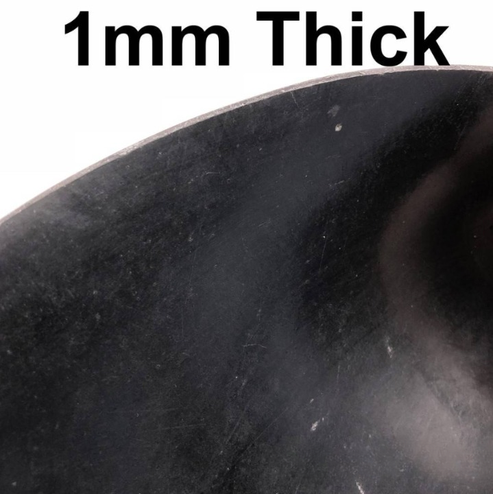 NEOPRENE RUBBER SHEET 1MM THICK BLACK COLOR HARDNESS 60 SHOREA