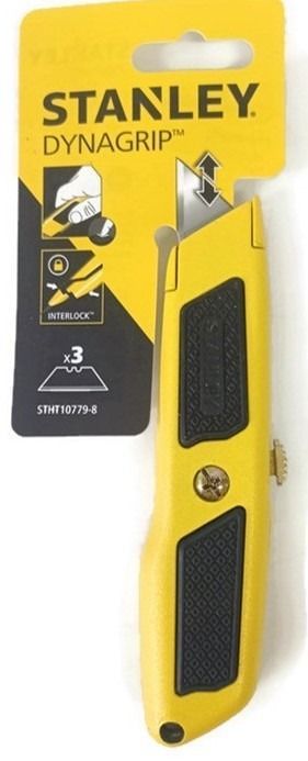STANLEY UTILITY KNIFE HEAVY DUTY UTILITY CUTTER DYNAGRIP RETRACTABLE (10-779-8)